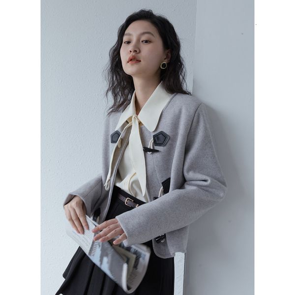 women s jackets clothes grey jacket cardigan outerwear fashion american leisure vintage lazy wind winter horn buckle short coat 230225, Black;brown
women s jackets clothes grey jacket cardigan outerwear fashion american leisure vintage lazy wind winter horn buckle short coat 230225, Black;brown