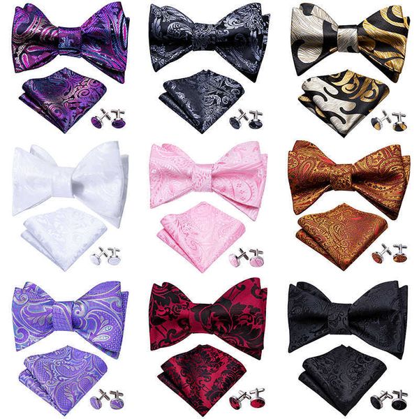 neck ties silk paisley adjustable selfbowtie men ties hanky cufflinks set male butterfly party wedding gift barrywang j230225, Blue;purple
neck ties silk paisley adjustable selfbowtie men ties hanky cufflinks set male butterfly party wedding gift barrywang j230225, Blue;purple