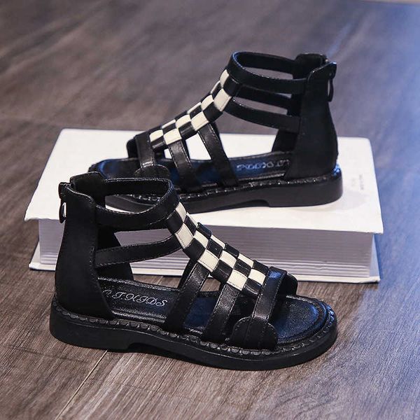 sandals summer new children's sandals for girls fashion high to help long tube roman shoes hollow sandals kids boots gladiator z0225, Black;red
sandals summer new children's sandals for girls fashion high to help long tube roman shoes hollow sandals kids boots gladiator z0225, Black;red