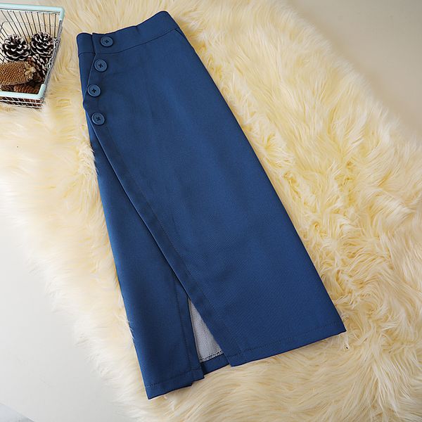 skirts spring and summer fashion retro irregular breasted pocket slit women's high waist slim solid color onestep 230225, Black
skirts spring and summer fashion retro irregular breasted pocket slit women's high waist slim solid color onestep 230225, Black