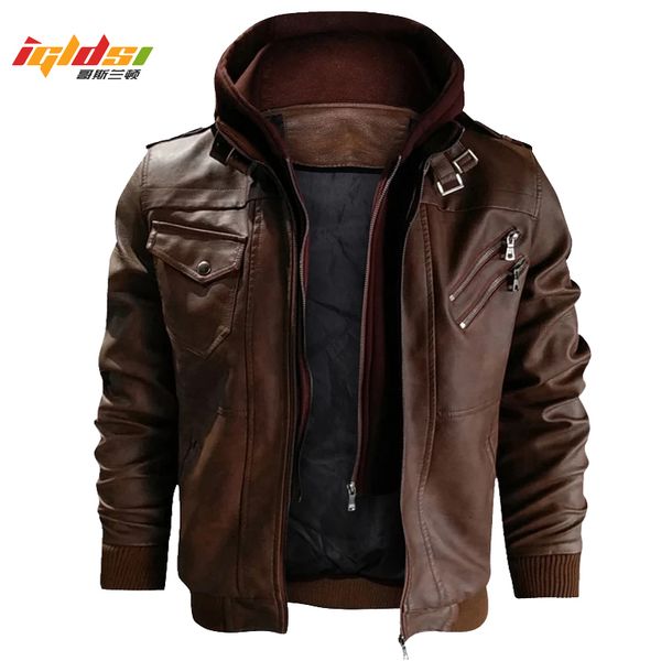 men's jackets leather jacket men's winter vintage motorcycle biker leather jacket coat windproof warm winter pilot leather jackets, Black;brown
men's jackets leather jacket men's winter vintage motorcycle biker leather jacket coat windproof warm winter pilot leather jackets, Black;brown