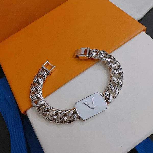 2023 luxury identification bracelet fashion designer retro trend fashion must-have men and women can wear the trend of everything no box, Black
2023 luxury identification bracelet fashion designer retro trend fashion must-have men and women can wear the trend of everything no box, Black