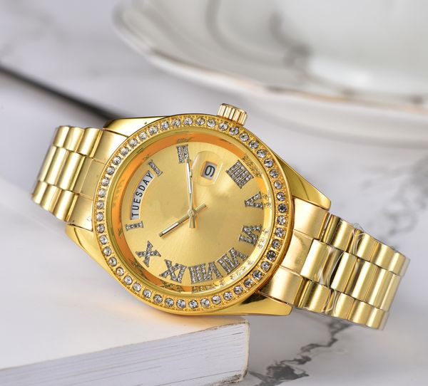 new drill case five bead log classic fashion men's original quartz stainless steel men's watch, Slivery;golden
new drill case five bead log classic fashion men's original quartz stainless steel men's watch, Slivery;golden