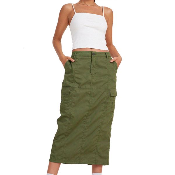 skirt summer fashion long solid color zipper split with pockets streetwear ladies casual high wait aline 230225, Black
skirt summer fashion long solid color zipper split with pockets streetwear ladies casual high wait aline 230225, Black