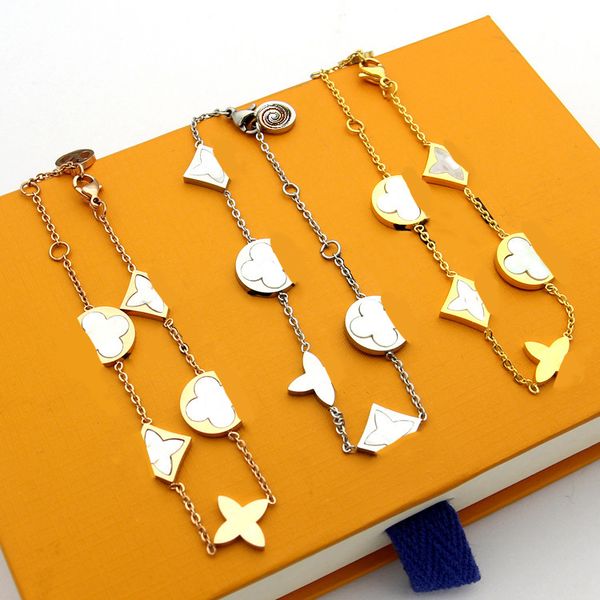 chain bracelets designers jewellery luxury rose gold bangle letter v round square four-leaf flower shell bracelet fashion womens cjewelers o, Black
chain bracelets designers jewellery luxury rose gold bangle letter v round square four-leaf flower shell bracelet fashion womens cjewelers o, Black
