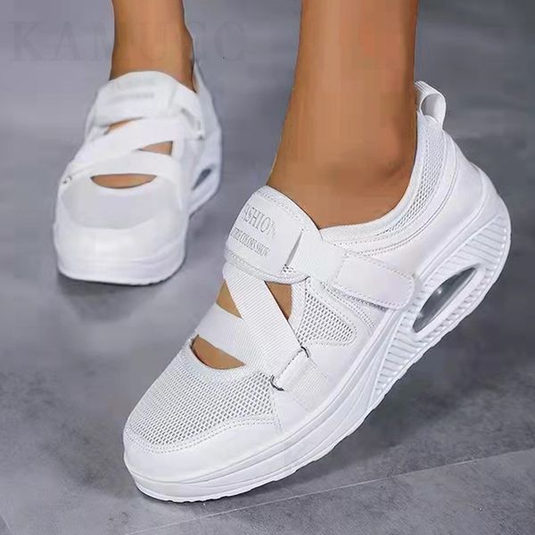 dress shoes cushion platform women casual ladies sneakers breathable mesh spring summer wedge ankle strap flats 230224, Black
dress shoes cushion platform women casual ladies sneakers breathable mesh spring summer wedge ankle strap flats 230224, Black