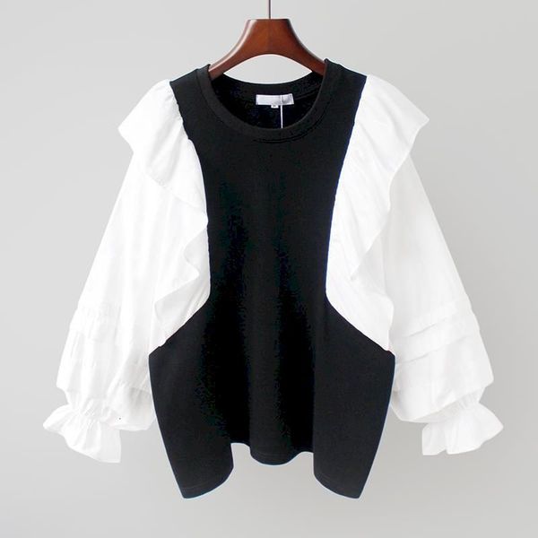 womens hoodies sweatshirts spring autumn trend pullovers women fashion fake twopiece stitching long sleeve pullover casual thin loose niche, Black
womens hoodies sweatshirts spring autumn trend pullovers women fashion fake twopiece stitching long sleeve pullover casual thin loose niche, Black