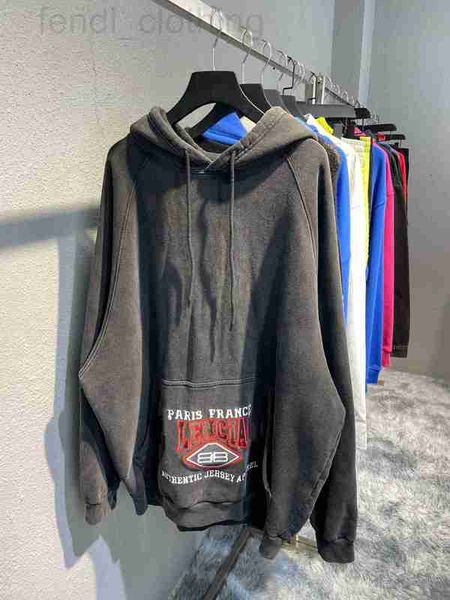 men's hoodies & sweatshirts designer autumn and winter high version kangaroo pocket letter embroidery pullover hood loose heavy industr, Black
men's hoodies & sweatshirts designer autumn and winter high version kangaroo pocket letter embroidery pullover hood loose heavy industr, Black