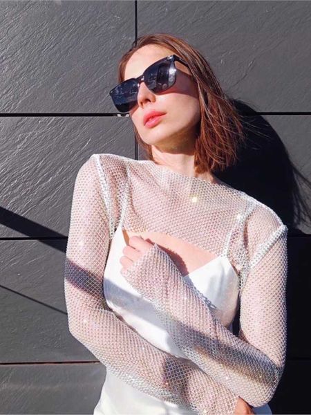 y2k mesh rhinestones crop women party christmas 2022 summer long sleeve see through t shirt female streetwear fashion 0225, White
y2k mesh rhinestones crop women party christmas 2022 summer long sleeve see through t shirt female streetwear fashion 0225, White