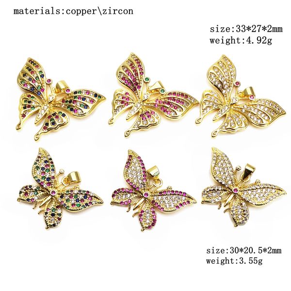 designer jewelry microzircon speckled butterfly pendant necklace chain pendant insect pendant necklace copper chain jewelry necklace, Silver
designer jewelry microzircon speckled butterfly pendant necklace chain pendant insect pendant necklace copper chain jewelry necklace, Silver