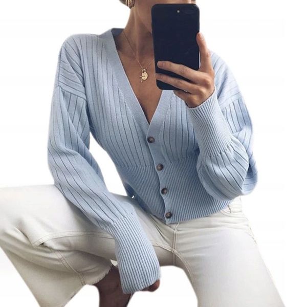 v-neck cardigan short high waist slim women's sweaters striped single breasted knitted casual coats knits knitwear with loose long sle, White;black
v-neck cardigan short high waist slim women's sweaters striped single breasted knitted casual coats knits knitwear with loose long sle, White;black