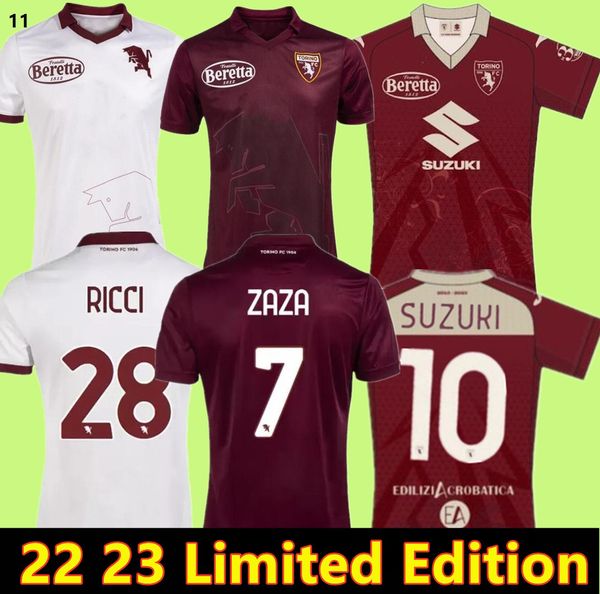 22 23 torino fc limited edition soccer jerseys 2022 2023 zaza ricci zima t. sanabria lukic pellegri singo seck home away 3rd football men ki, Black;yellow
22 23 torino fc limited edition soccer jerseys 2022 2023 zaza ricci zima t. sanabria lukic pellegri singo seck home away 3rd football men ki, Black;yellow