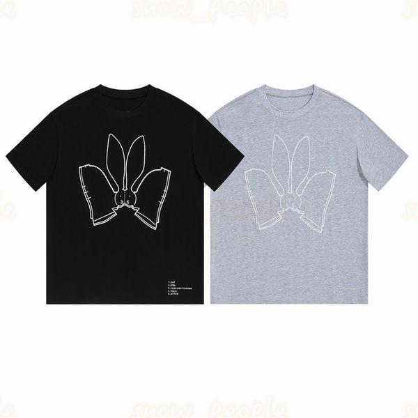 men womens casual t shirt designer mens rabbit ears embroidery tees womens short sleeve clothing size xs, White;black
men womens casual t shirt designer mens rabbit ears embroidery tees womens short sleeve clothing size xs, White;black