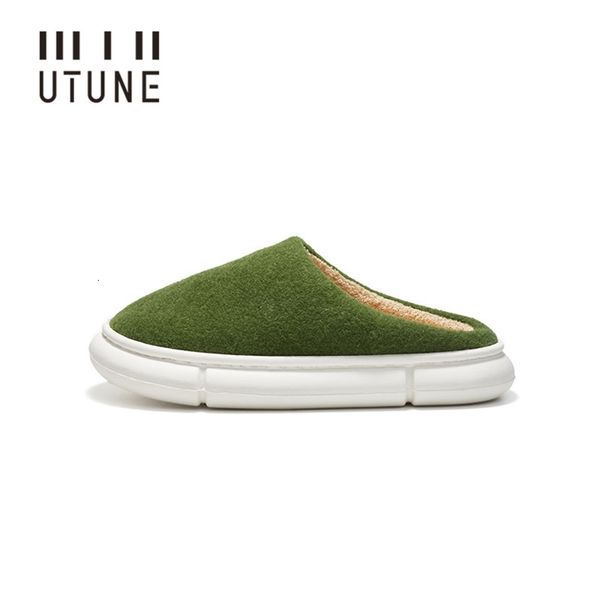 slippers utune winter felt slippers women indoor men home shoes warm eva soft platform shoes furry slides pantuflas de mujer mules green 230, Black
slippers utune winter felt slippers women indoor men home shoes warm eva soft platform shoes furry slides pantuflas de mujer mules green 230, Black