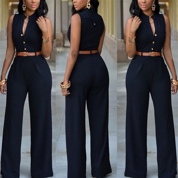 womens jumpsuits rompers formal wide leg pant women office solid color sleeveless belt shirt basic v neck single breasted work 230224, Black;white
womens jumpsuits rompers formal wide leg pant women office solid color sleeveless belt shirt basic v neck single breasted work 230224, Black;white