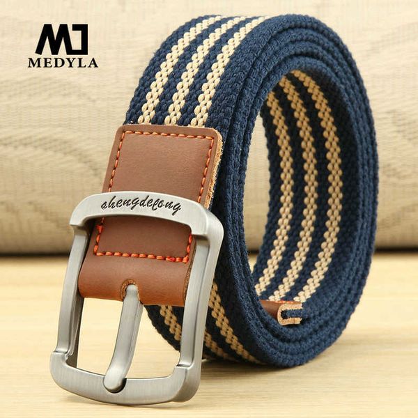 belts medyla canvas belt man alloy pin buckle stripe casual jeans belt women dent youth quality outdoor belts md813 l230225, Black;brown
belts medyla canvas belt man alloy pin buckle stripe casual jeans belt women dent youth quality outdoor belts md813 l230225, Black;brown