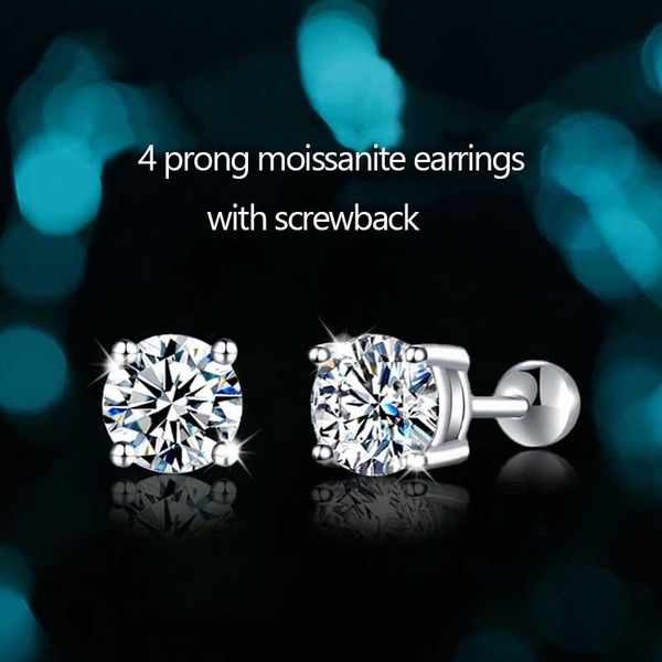 stud trendy 925 sterling silver 0.31 carat d color screw earrings for women fine jewelry platinum 4 prong earrings gift 230224, Golden;silver
stud trendy 925 sterling silver 0.31 carat d color screw earrings for women fine jewelry platinum 4 prong earrings gift 230224, Golden;silver