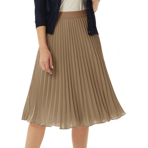 skirts grace karin women's pleated swing aline skirt high elastic waist solid color chiffon elegant lady wokrwear outfits a20 230225, Black
skirts grace karin women's pleated swing aline skirt high elastic waist solid color chiffon elegant lady wokrwear outfits a20 230225, Black