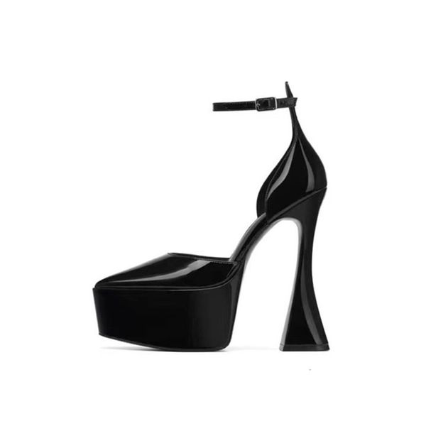 dress shoes spring and summer brand women's super high heel party fashion thick soled black banquet single 230225
dress shoes spring and summer brand women's super high heel party fashion thick soled black banquet single 230225