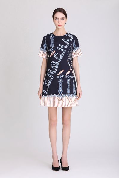 casual dress dress original designer spring/summer short sleeve loose round neck fashion print handmade beaded dress, Black;gray
casual dress dress original designer spring/summer short sleeve loose round neck fashion print handmade beaded dress, Black;gray