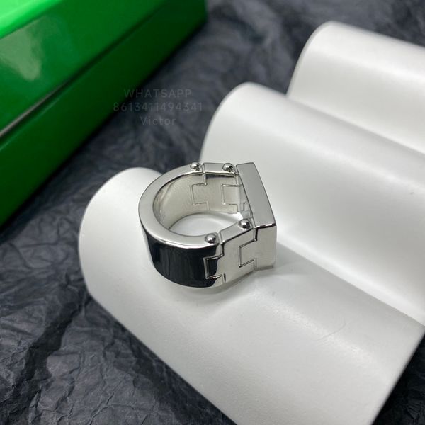 botiega circular designer big rings for woman gold plated 18k official reproductions classic style never fade premium gifts with box 005, Silver
botiega circular designer big rings for woman gold plated 18k official reproductions classic style never fade premium gifts with box 005, Silver