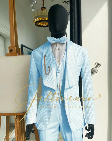 men's suits blazers arrival 3 pieces white one button mens suit slim fit groom blazer wedding suits for men blazer sets costume homme 2, White;black
men's suits blazers arrival 3 pieces white one button mens suit slim fit groom blazer wedding suits for men blazer sets costume homme 2, White;black