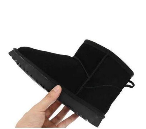 women's mini fur snow boots real genuine suede leather boots winter women sports shoes, Black
women's mini fur snow boots real genuine suede leather boots winter women sports shoes, Black