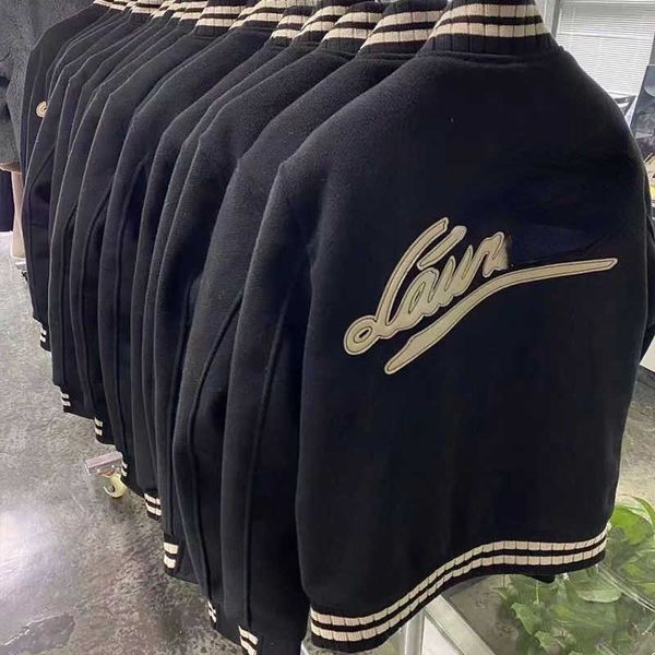 luxury designer jacket mens baseball jackets embroidered sportswear men women loose hip hop wool cardigan coat, Black;brown
luxury designer jacket mens baseball jackets embroidered sportswear men women loose hip hop wool cardigan coat, Black;brown