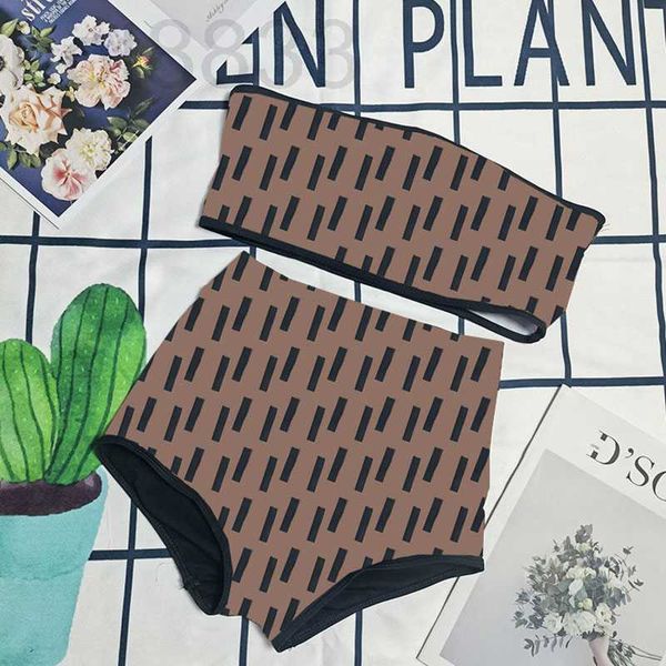 women's swimwear designer high waist vintage bikini home clothing fashion full letter printed two pieces set swimsuit 0bkl, White;black
women's swimwear designer high waist vintage bikini home clothing fashion full letter printed two pieces set swimsuit 0bkl, White;black