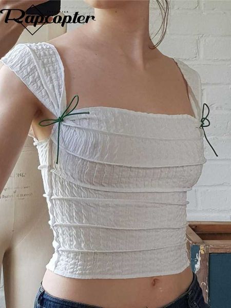 rapcopter y2k folds bow crop cute square collar short sleeve t shirt retro harajuku basic french tee women elegant chic 0225, White
rapcopter y2k folds bow crop cute square collar short sleeve t shirt retro harajuku basic french tee women elegant chic 0225, White