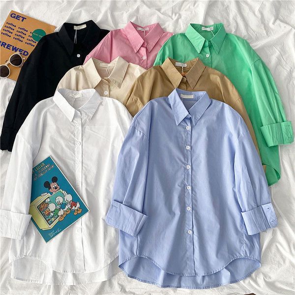 women's blouses shirts women blouses office lady pink white blue button up long sleeve shirt female spring korean fashion shirts mujer
women's blouses shirts women blouses office lady pink white blue button up long sleeve shirt female spring korean fashion shirts mujer