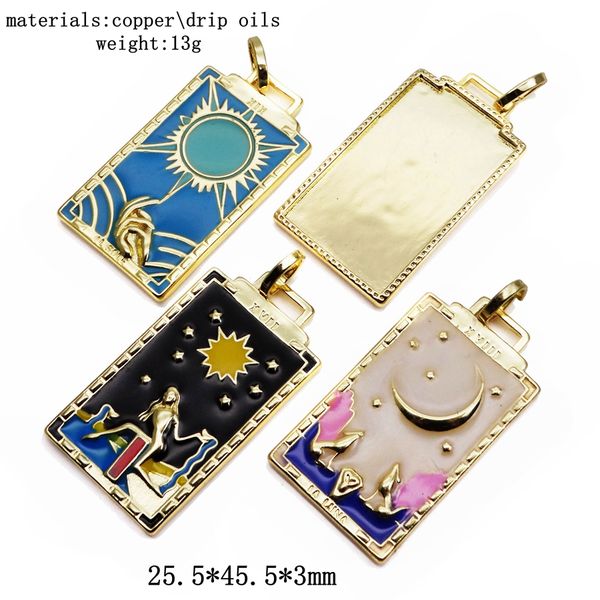 designer jewelry copper-plated gold drop lacquer magic eye pendant charm universe star pendant diy necklace accessories, Silver
designer jewelry copper-plated gold drop lacquer magic eye pendant charm universe star pendant diy necklace accessories, Silver