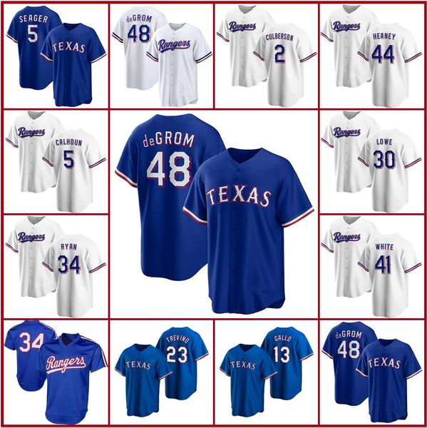 48 jacob degrom rangers baseball jersey texas nolan ryan marcus semien corey seager joey gallo adolis garcia kole calhoun nathaniel lowe cha, Blue;black
48 jacob degrom rangers baseball jersey texas nolan ryan marcus semien corey seager joey gallo adolis garcia kole calhoun nathaniel lowe cha, Blue;black