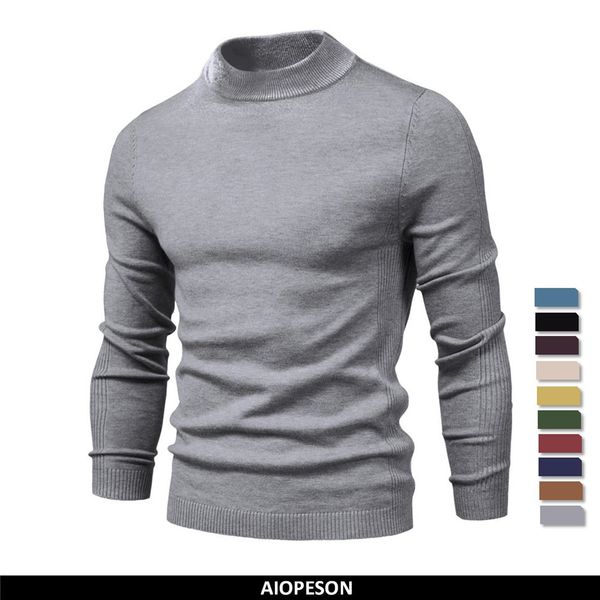 men's t-shirts aiopeson soft mid neck pullover men casual solid color winter warm men's sweater pullover sweater for men 230225, White;black
men's t-shirts aiopeson soft mid neck pullover men casual solid color winter warm men's sweater pullover sweater for men 230225, White;black