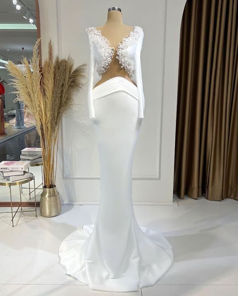 luxury mermaid prom dresses long sleeves v neck satin pearls appliques sequins floor length celebrity waistless evening dress bridal gowns p, Black
luxury mermaid prom dresses long sleeves v neck satin pearls appliques sequins floor length celebrity waistless evening dress bridal gowns p, Black