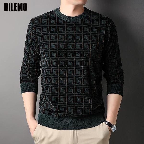 men's t-shirts grade fashion knit pullover trendy designer brand luxury sweater men woolen crew neck casual jumper men clothing 230225, White;black
men's t-shirts grade fashion knit pullover trendy designer brand luxury sweater men woolen crew neck casual jumper men clothing 230225, White;black