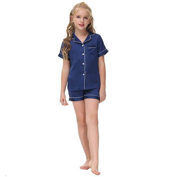pajamas pajama girl summer short button up child satin shirt home wear children s clothing sets for girls shorts sleepwear kids 230224, Blue;red
pajamas pajama girl summer short button up child satin shirt home wear children s clothing sets for girls shorts sleepwear kids 230224, Blue;red