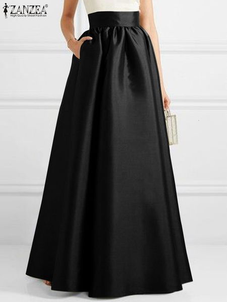 skirts zanzea aline floor length solid color high waist dres autumn satin skirt elegant vintage casual oversized long robe 230225, Black
skirts zanzea aline floor length solid color high waist dres autumn satin skirt elegant vintage casual oversized long robe 230225, Black