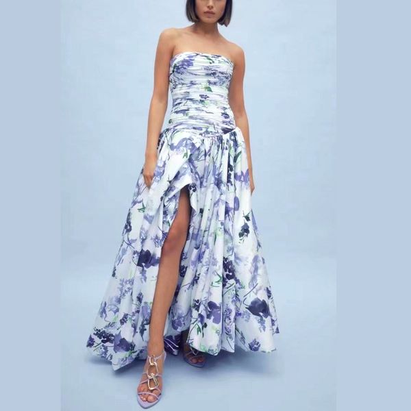 2023 luxury cotton midi dress floral pattern tube dress bodycon sundress, Black;gray
2023 luxury cotton midi dress floral pattern tube dress bodycon sundress, Black;gray