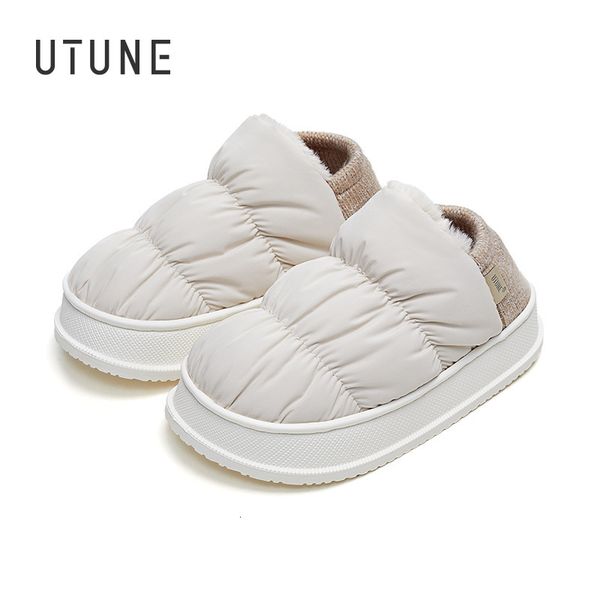 slippers utune women winter home slippers down cloth splash-proof men's outside shoes warm thick plush platform house flat easy wear sh, Black
slippers utune women winter home slippers down cloth splash-proof men's outside shoes warm thick plush platform house flat easy wear sh, Black