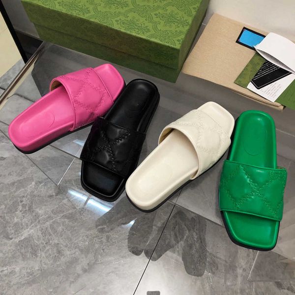 women men designer leather slide luxury platform sandal thick bottoms slipper lady slides flip flops summer beach shoes with big size no435, Black
women men designer leather slide luxury platform sandal thick bottoms slipper lady slides flip flops summer beach shoes with big size no435, Black