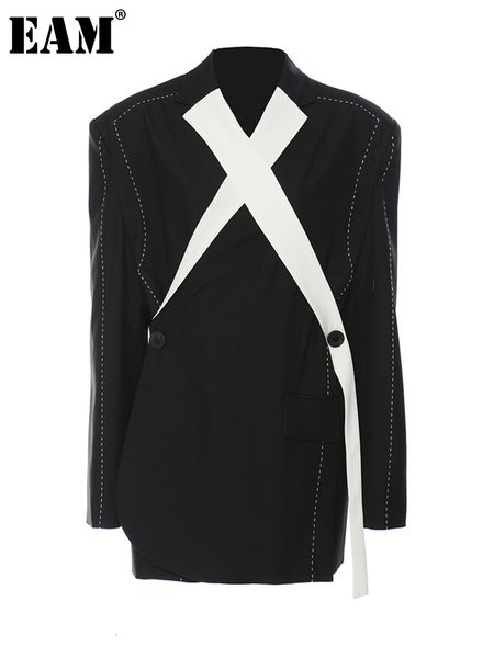 womens suits blazers eam women titched cross big size blazer lapel long sleeve loose fit jacket fashion spring autumn 1de9036 230224, White;black
womens suits blazers eam women titched cross big size blazer lapel long sleeve loose fit jacket fashion spring autumn 1de9036 230224, White;black