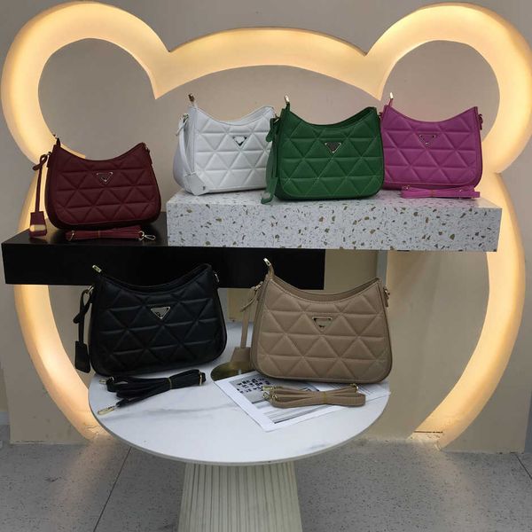 luxury fashion bag armpit 2022lady shoulder diamond crescent baghigh