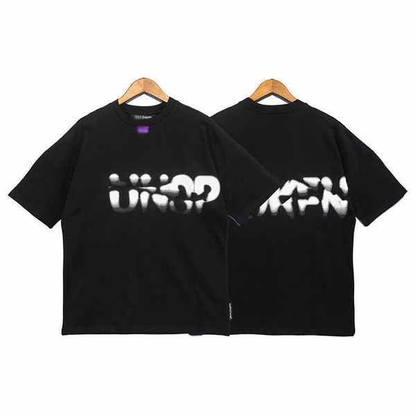 palm correct angels angel direct spray graffiti printed short sleeve summer loose men's and women's casual t-shirt, White;black
palm correct angels angel direct spray graffiti printed short sleeve summer loose men's and women's casual t-shirt, White;black