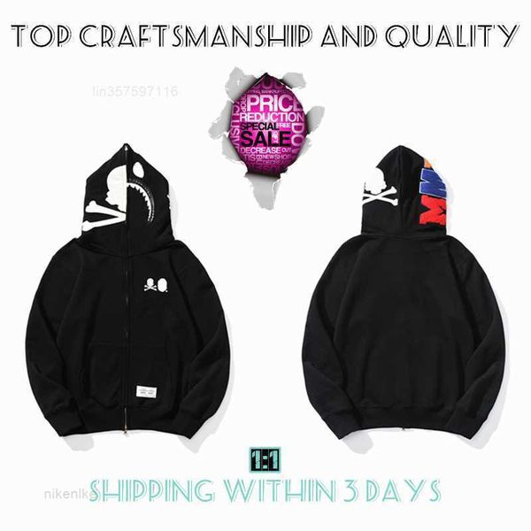 craftsmanship mens hoodies shark pullover apes hoodie designer jacket tiger full zip harajuku sweatshirt fashion co-branding camouflage lumi, Black
craftsmanship mens hoodies shark pullover apes hoodie designer jacket tiger full zip harajuku sweatshirt fashion co-branding camouflage lumi, Black