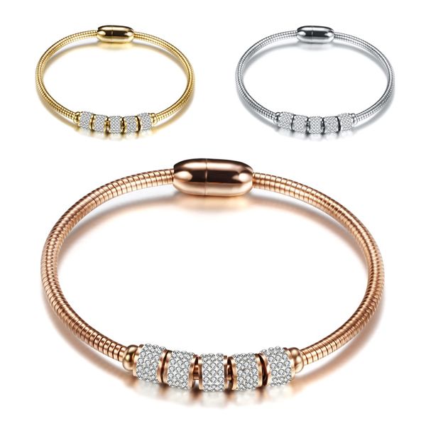 woman bracelet and bangles with magnetic clasp women stainless steel bracelet bangles jewelry wholesale, dropshipping, Golden;silver
woman bracelet and bangles with magnetic clasp women stainless steel bracelet bangles jewelry wholesale, dropshipping, Golden;silver