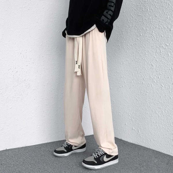 men's pants tide brand men's casual drawstring pants loose straight sports pants men's solid color wideleg jogging allmatch p, Black
men's pants tide brand men's casual drawstring pants loose straight sports pants men's solid color wideleg jogging allmatch p, Black