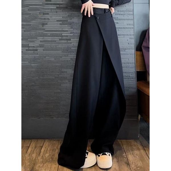 women's pants s fashion irregular stitching straight trousers autumn design style fried street drape suit spicy trend 230225, Black;white
women's pants s fashion irregular stitching straight trousers autumn design style fried street drape suit spicy trend 230225, Black;white