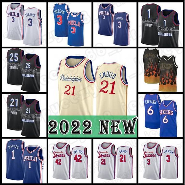 new joel 21 embiid 1 james harden 76ers''21-22 basketball jerseys allen 3 iverson julius 6 erving ben 25 simmons jerseys325y, Black;red
new joel 21 embiid 1 james harden 76ers''21-22 basketball jerseys allen 3 iverson julius 6 erving ben 25 simmons jerseys325y, Black;red