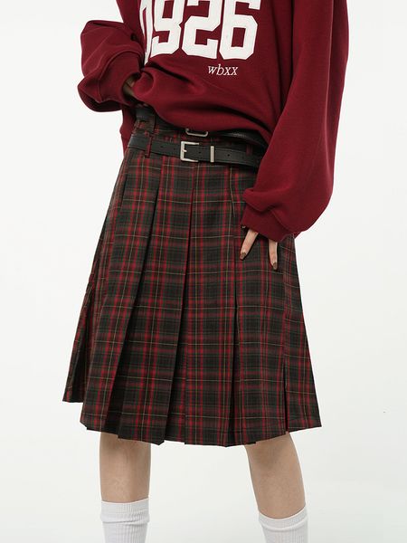 skirts 2023 women spring summer red plaid skirt retro mid calf harajuku college style design high waist female aline baggy y2k 230225, Black
skirts 2023 women spring summer red plaid skirt retro mid calf harajuku college style design high waist female aline baggy y2k 230225, Black
